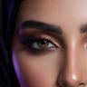 مكياج عيون سهرة بظلال برونزية